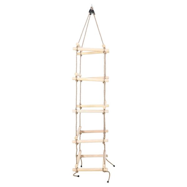 vidaXL Kinder-Strickleiter 200 cm Holz