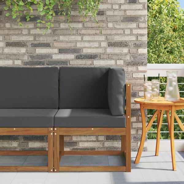 vidaXL Outdoor Ecksofa Massivholz Akazie