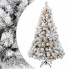 vidaXL K&uuml;nstlicher klappbarer Weihnachtsbaum 180 cm 300 LEDs