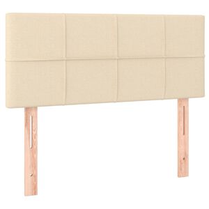vidaXL Kopfteil Creme 80x5x78/88 cm Stoff