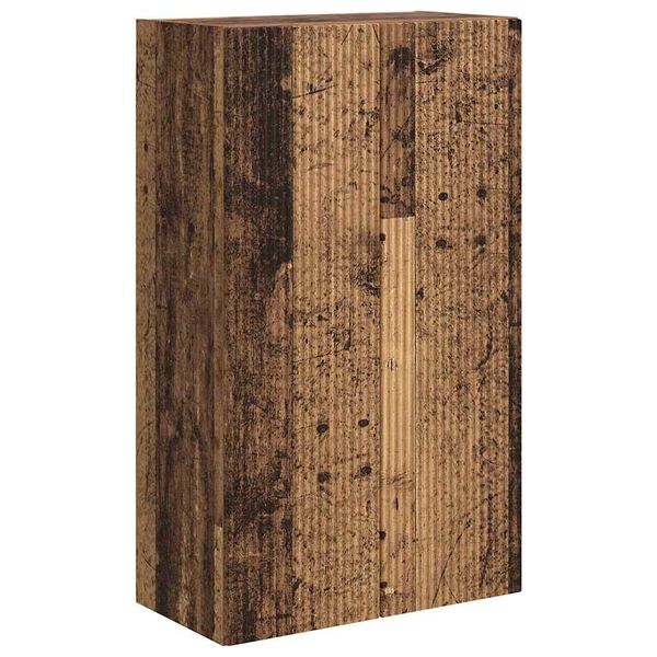 vidaXL TV-Wandschrank Altholz 59,5 x 31 x 100 cm Holzwerkstoff
