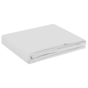 vidaXL Tischdecke Quadratisch Wei&szlig; 90 x 90 cm Polyester