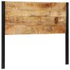 vidaXL Kopfteil 120 cm Massivholz Mango und Eisen