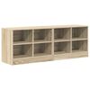 vidaXL Bettschrank 2 pcs Sonoma-Eiche 66 x 33 x 48 cm Holzwerkstoff
