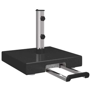 vidaXL Sonnenschirmständer Schwarz 41 x 41 x 37 cm Granit