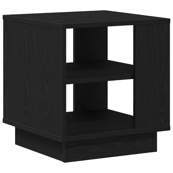 vidaXL Couchtisch Schwarz Eichen-Optik 40 x 40 x 43 cm Holzwerkstoff