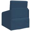 vidaXL Schlafsofa 60cm Blau Stoff
