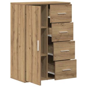 vidaXL Sideboard Artisan-Eiche 60 x 31 x 84 cm Holzwerkstoff