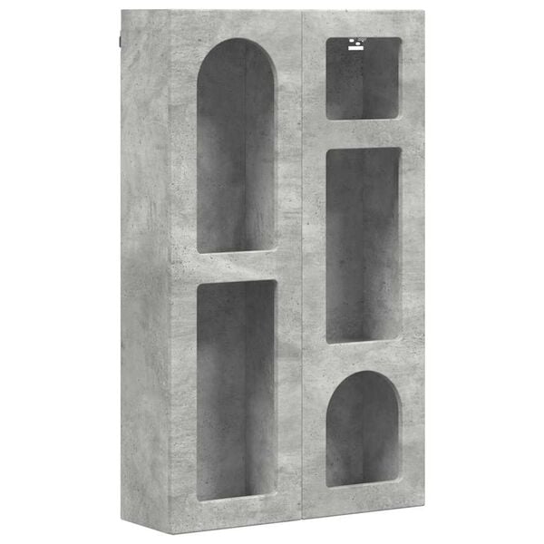vidaXL H&auml;ngeschrank Beton Grau 59 x 20 x 100 cm Holzwerkstoff