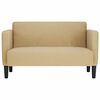 vidaXL Zweisitzer-Sofa Graugr&uuml;n 109 cm Cordstoff
