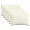 vidaXL Kissenbezug 6 stk. ALMELO Creme 30 x 50 cm Cord