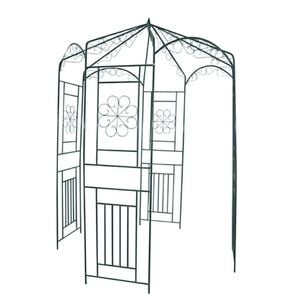 vidaXL Rosenpavillon 250 cm Dunkelgr&uuml;n