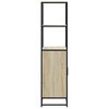 vidaXL Highboard Sonoma-Eiche 68x35x139 cm Holzwerkstoff und Metall