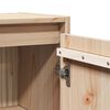 vidaXL Wandschrank 30x30x60 cm Massivholz Kiefer