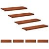 vidaXL Treppenstufen 8 stk. 90 x 30 x 2 cm Braun Massivholz Buche