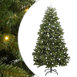 vidaXL K&uuml;nstlicher Weihnachtsbaum 240 cm 300 LEDs Warmes Wei&szlig; Gr&uuml;n