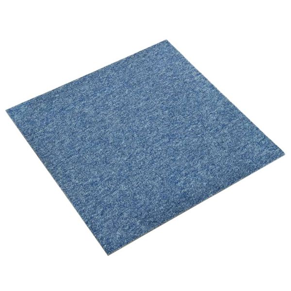 vidaXL Teppichfliesen 20 Stk. 5 m² 50x50 cm Blau