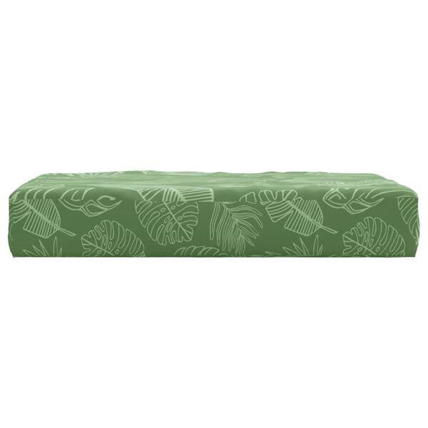 vidaXL Palettenkissen Blattmuster 60x60x8 cm Oxford-Gewebe