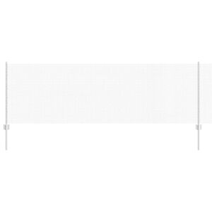 vidaXL Zaun mit Pfosten Silber