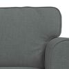 vidaXL Sofa 2 pcs Dunkelgrau 215 x 82 x 80 cm Stoff