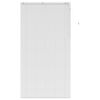vidaXL Jalousie Wei&szlig; 130 x 250 cm 35 mm Massives Paulownia-Holz