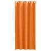 vidaXL Verdunkelungs-Vorh&auml;nge mit Ringen 2 pcs Helles Orange