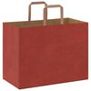 vidaXL Papiertragetaschen 250 Stk. mit Henkeln Rot 32x17x25 cm