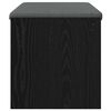vidaXL Flurbank mit Kissen Schwarz Eichen-Optik 83 x 38 x 40 cm