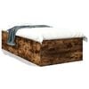 vidaXL Bettgestell R&auml;uchereiche 90x190 cm Holzwerkstoff