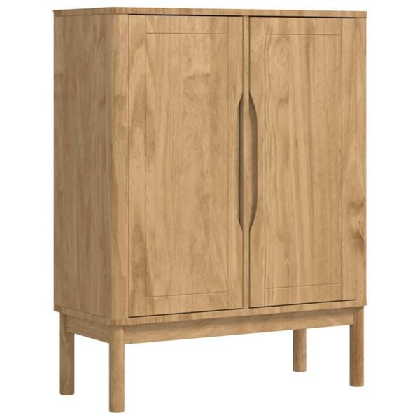 vidaXL Sideboard FLORO Wachsbraun 70 x 30 x 70,5 cm Massivholz Kiefer
