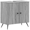 vidaXL Waschbeckenschrank BREDA Sonoma-Grau 59,5 x 31,5 x 59 cm