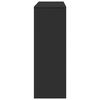 vidaXL Raumteiler Schwarz 100x33x94,5 cm Holzwerkstoff