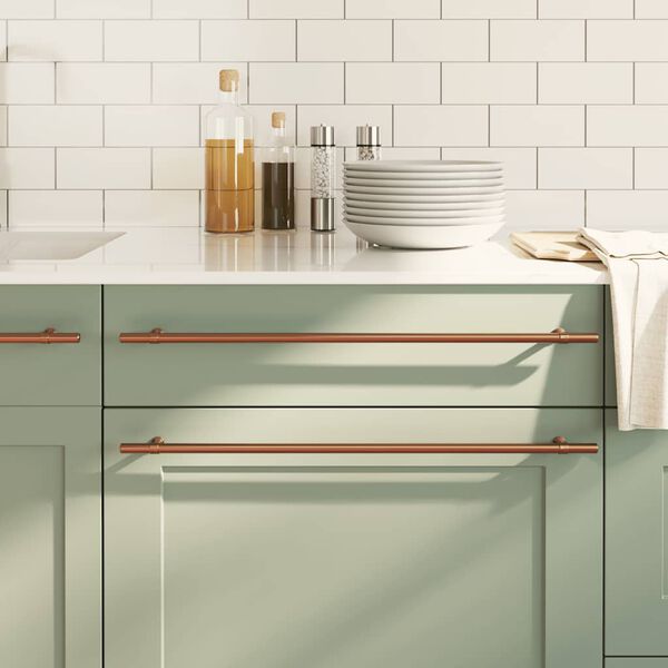 vidaXL M&ouml;belgriffe 5 Stk. Bronzen 480 mm Edelstahl