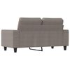 vidaXL 2-Sitzer-Sofa Taupe 120 cm Stoff