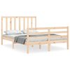 vidaXL Massivholzbett ohne Matratze 120x200 cm Kiefernholz