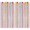 vidaXL Fadenvorh&auml;nge 2 Stk. Mehrfarbig 100x250 cm