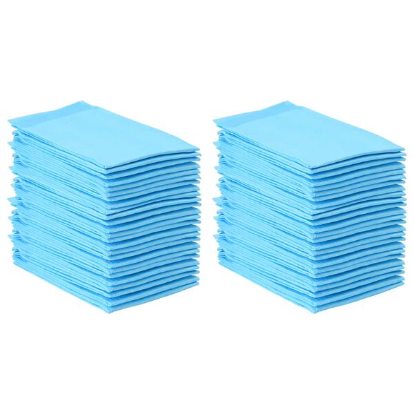 vidaXL Haustier Training Pad 50 pcs Blau und Weiß 60 x 60 cm