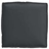vidaXL Kissen 4 pcs Schwarz 40 x 40 x 8 cm Oxford-Stoff