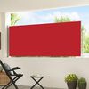 vidaXL Ausziehbare Seitenmarkise 120&times;500 cm Rot