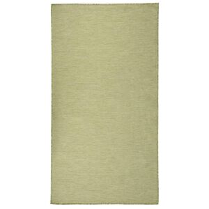 vidaXL Outdoor-Teppich Flachgewebe 80x150 cm Gr&uuml;n