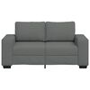 vidaXL 2-Sitzer-Sofa Dunkelgrau 160x77x82 cm Stoff