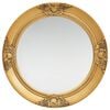 vidaXL Wandspiegel im Barock-Stil 50 cm Golden