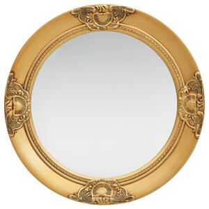 vidaXL Wandspiegel im Barock-Stil 50 cm Golden