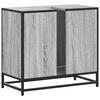 vidaXL Waschbeckenunterschrank Grau Sonoma 65x33x60 cm Holzwerkstoff