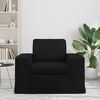 vidaXL Sofa 60cm Schwarz Metall