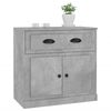 vidaXL Sideboard Betongrau 70x35,5x67,5 cm Holzwerkstoff