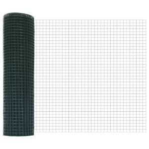 vidaXL Doppelstabmattenzaun 1000 x 40 cm Gr&uuml;n