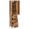 vidaXL Highboard Altholz 69,5 x 34 x 180 cm Holzwerkstoff