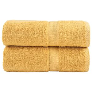 vidaXL Premium-Wascht&uuml;cher SOLUND 2 Stk. Gold 30x30 cm 600 g/m&sup2;