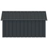 vidaXL Hundeh&uuml;tte Anthrazit 116,5x153x81,5 cm Verzinkter Stahl